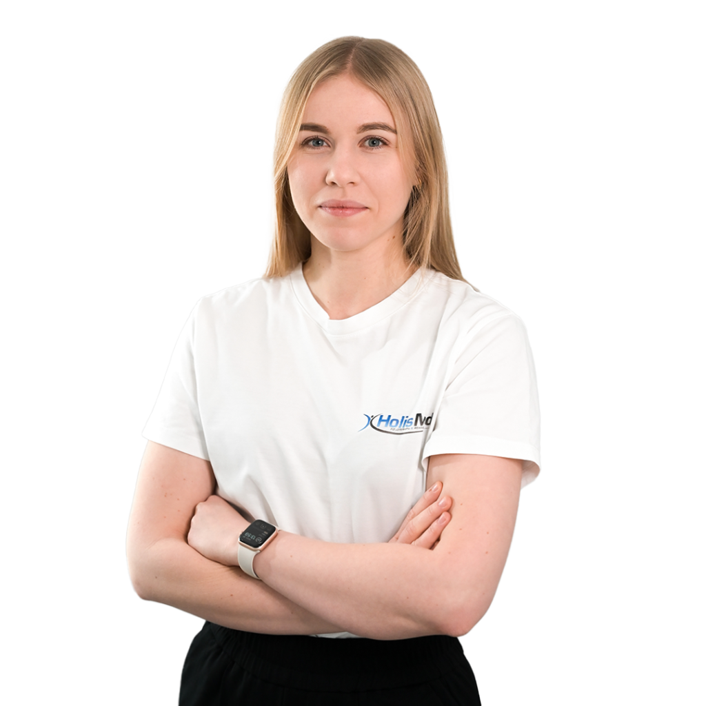 Anna Pieniążek - fizjoterapeutka przyjmująca w gabinecie HolisMed w Nowej Sarzynie